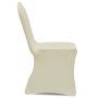 Elastic chair cover 18 units cream color by vidaXL, Covers - Ref: Foro24-3051641, Price: 67,11 €, Discount: %