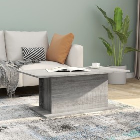 Sonoma gray engineered wood coffee table 102x55.5x40 cm by vidaXL, Coffee table - Ref: Foro24-813093, Price: 64,87 €, Discoun...