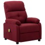 Sillón de masaje eléctrico tela rojo tinto de vidaXL, Sillones de masaje eléctricos - Ref: Foro24-3073815, Precio: 189,72 €, ...