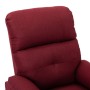 Sillón de masaje eléctrico tela rojo tinto de vidaXL, Sillones de masaje eléctricos - Ref: Foro24-3073815, Precio: 189,72 €, ...