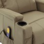 Electric massage chair synthetic leather cappuccino color by vidaXL, Electric massage chairs - Ref: Foro24-3073801, Price: 23...