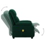 Sillón de masaje eléctrico tela verde oscuro de vidaXL, Sillones de masaje eléctricos - Ref: Foro24-3073818, Precio: 276,99 €...