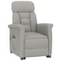 Light gray synthetic suede leather electric massage chair by vidaXL, Electric massage chairs - Ref: Foro24-3073592, Price: 25...