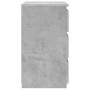 Mesita de noche madera contrachapada gris hormigón 40x35x62,5cm de vidaXL, Mesitas de noche - Ref: Foro24-806219, Precio: 63,...