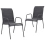 Anthracite gray steel 3-piece garden dining set by vidaXL, Garden sets - Ref: Foro24-3073475, Price: 189,82 €, Discount: %