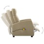 Electric massage chair synthetic leather cappuccino color by vidaXL, Electric massage chairs - Ref: Foro24-3073669, Price: 18...