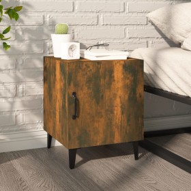 Bedside table made of plywood in a smoked oak color by vidaXL, Nightstands - Ref: Foro24-817315, Price: 31,99 €, Discount: %