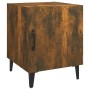 Mesita de noche madera contrachapada color roble ahumado de vidaXL, Mesitas de noche - Ref: Foro24-817315, Precio: 31,65 €, D...