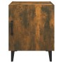 Bedside table made of plywood in a smoked oak color by vidaXL, Nightstands - Ref: Foro24-817315, Price: 31,65 €, Discount: %