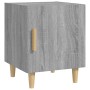 Mesita de noche madera contrachapada gris Sonoma de vidaXL, Mesitas de noche - Ref: Foro24-817311, Precio: 37,99 €, Descuento: %