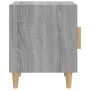 Mesita de noche madera contrachapada gris Sonoma de vidaXL, Mesitas de noche - Ref: Foro24-817311, Precio: 37,99 €, Descuento: %