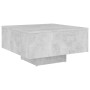 Mesa de centro madera de ingeniería gris hormigón 60x60x31,5 cm de vidaXL, Mesas de centro - Ref: Foro24-806889, Precio: 52,5...