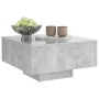 Mesa de centro madera de ingeniería gris hormigón 60x60x31,5 cm de vidaXL, Mesas de centro - Ref: Foro24-806889, Precio: 52,5...