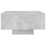 Mesa de centro madera de ingeniería gris hormigón 60x60x31,5 cm de vidaXL, Mesas de centro - Ref: Foro24-806889, Precio: 52,5...