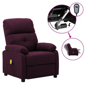 Sillón de masaje eléctrico tela morado de vidaXL, Sillones de masaje eléctricos - Ref: Foro24-3073819, Precio: 221,99 €, Desc...