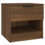 Brown oak plywood nightstand by vidaXL, Nightstands - Ref: Foro24-817049, Price: 38,89 €, Discount: %