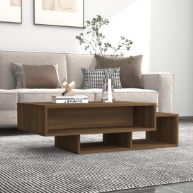 Brown oak plywood coffee table 105x55x32 cm by vidaXL, Coffee table - Ref: Foro24-815983, Price: 62,01 €, Discount: %