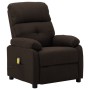 Electric massage chair dark brown fabric by vidaXL, Electric massage chairs - Ref: Foro24-3073817, Price: 233,99 €, Discount: %