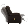 Sillón de masaje eléctrico tela marrón oscuro de vidaXL, Sillones de masaje eléctricos - Ref: Foro24-3073817, Precio: 233,87 ...