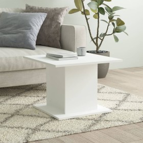 White engineered wood coffee table 55.5x55.5x40 cm by vidaXL, Coffee table - Ref: Foro24-810316, Price: 30,08 €, Discount: %