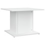 Mesa de centro madera de ingeniería blanca 55,5x55,5x40 cm de vidaXL, Mesas de centro - Ref: Foro24-810316, Precio: 30,08 €, ...