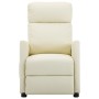 Sillón de masaje eléctrico cuero sintético crema de vidaXL, Sillones de masaje eléctricos - Ref: Foro24-3073664, Precio: 186,...