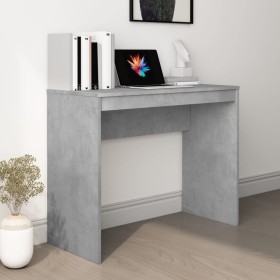 Concrete gray plywood desk 90x40x72 cm by vidaXL, Desks - Ref: Foro24-800382, Price: 38,99 €, Discount: %