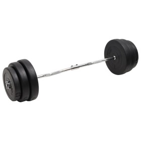 Kurzhantelcurl mit Scheiben 90 kg von vidaXL, freies Gewicht - Ref: Foro24-3145023, Preis: 185,99 €, Rabatt: %