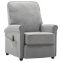 Electric massage chair light gray fabric by vidaXL, Electric massage chairs - Ref: Foro24-3073709, Price: 254,18 €, Discount: %