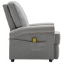 Electric massage chair light gray fabric by vidaXL, Electric massage chairs - Ref: Foro24-3073709, Price: 254,18 €, Discount: %