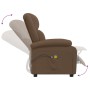 Brown fabric electric massage chair by vidaXL, Electric massage chairs - Ref: Foro24-3073733, Price: 266,76 €, Discount: %