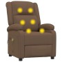 Brown fabric electric massage chair by vidaXL, Electric massage chairs - Ref: Foro24-3073733, Price: 266,76 €, Discount: %