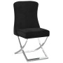 Dining chairs 6 pcs black stainless steel velvet 53x52x98 cm by vidaXL, dining chairs - Ref: Foro24-3074911, Price: 1,00 €, D...