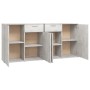 Aparador de madera de ingeniería gris 160x36x75 cm de vidaXL, Aparadores - Ref: Foro24-3074931, Precio: 181,35 €, Descuento: %