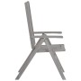 Reclining garden chairs and cushions 8 units gray acacia wood by vidaXL, Garden chairs - Ref: Foro24-3075152, Price: 563,10 €...