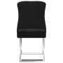 Dining chairs 2 pcs black stainless steel velvet 53x52x98cm by vidaXL, dining chairs - Ref: Foro24-3074909, Price: 366,18 €, ...