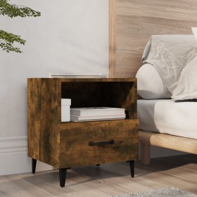 Bedside table made of plywood in a smoked oak color by vidaXL, Nightstands - Ref: Foro24-817303, Price: 28,96 €, Discount: %