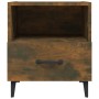 Mesita de noche madera contrachapada color roble ahumado de vidaXL, Mesitas de noche - Ref: Foro24-817303, Precio: 28,96 €, D...