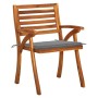 Garden chairs 8 pcs solid teak wood with cushions by vidaXL, Garden chairs - Ref: Foro24-3075202, Price: 640,22 €, Discount: %