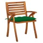 Garden chairs 8 pcs solid teak wood with cushions by vidaXL, Garden chairs - Ref: Foro24-3075221, Price: 565,99 €, Discount: %