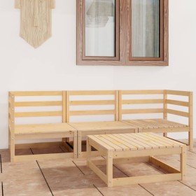 Garden lounge set 4 pieces solid pine wood by vidaXL, Garden sets - Ref: Foro24-3075324, Price: 171,71 €, Discount: %