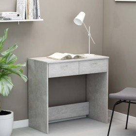 Concrete gray plywood desk 80x40x75 cm by vidaXL, Desks - Ref: Foro24-801359, Price: 58,99 €, Discount: %