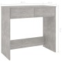 Escritorio de madera contrachapada gris hormigón 80x40x75 cm de vidaXL, Escritorios - Ref: Foro24-801359, Precio: 59,87 €, De...