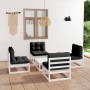 5-piece garden furniture set with solid pine wood cushions by vidaXL, Garden sets - Ref: Foro24-3076315, Price: 361,48 €, Dis...