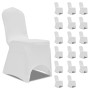 Cream elastic chair cover 18 units by vidaXL, Covers - Ref: Foro24-3051635, Price: 62,46 €, Discount: %