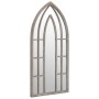 Sand-colored iron mirror for indoor use 70x30 cm by vidaXL, Mirrors - Ref: Foro24-3093525, Price: 77,52 €, Discount: %