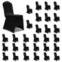 Black elastic chair cover 30 units by vidaXL, Covers - Ref: Foro24-3051640, Price: 106,55 €, Discount: %