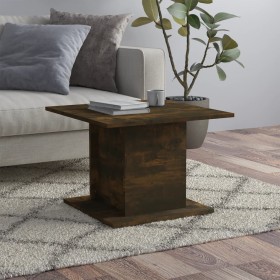 Smoked oak engineered wood coffee table 55.5x55.5x40 cm by vidaXL, Coffee table - Ref: Foro24-813095, Price: 34,63 €, Discoun...