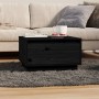 Mesa de centro de madera maciza de pino negro 55x56x32 cm de vidaXL, Mesas de centro - Ref: Foro24-813409, Precio: 58,48 €, D...