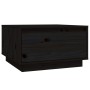 Mesa de centro de madera maciza de pino negro 55x56x32 cm de vidaXL, Mesas de centro - Ref: Foro24-813409, Precio: 58,99 €, D...